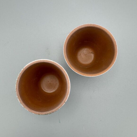 2 Small Hand Painted Succulent Herb Window Ledge Planters Sunflowers Daisies 2.5 - Picture 5 of 6